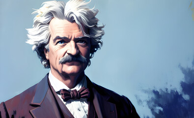 Mark Twain in various colorways