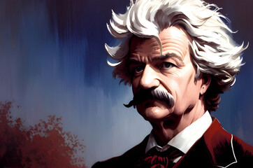 Mark Twain in various colorways