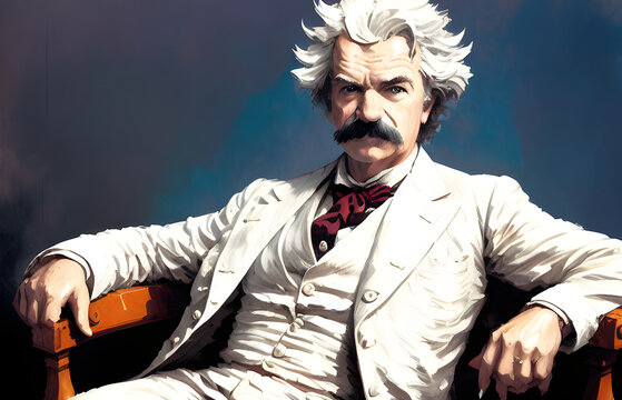 Mark Twain in various colorways