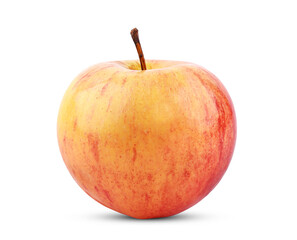 Fresh whole apple isolated on transparent background. PNG