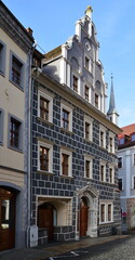 Fototapeta na wymiar Historical Building in the Old Town of Goerlitz, Saxony