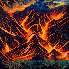 Volcanic Eruptions Unleashed: A Captivating Collection of Volcano Pics, Showcasing Nature's Fiery Spectacle and Earth's Dynamic Forces - Perfect for Science, Education, and Dramatic Landscape Designs