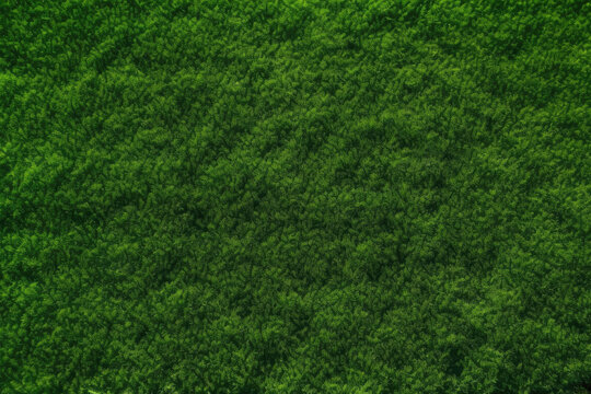 Dense green grass texture, high resolution. Perfect lawn, top view. Natural background of fresh green grass. Easter background concept. Springtime nature pattern. Copy space. Generative AI