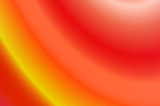 Abstract Red Orange Yellow Gradient Background for Summer high season hot heated warm high temperature bright light curve wave backdrop space for text wallpaper Vector