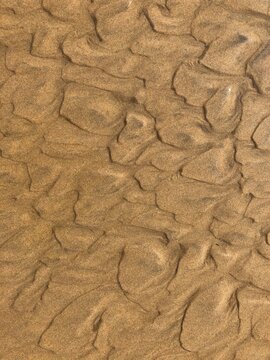 Rippled sand texture background
