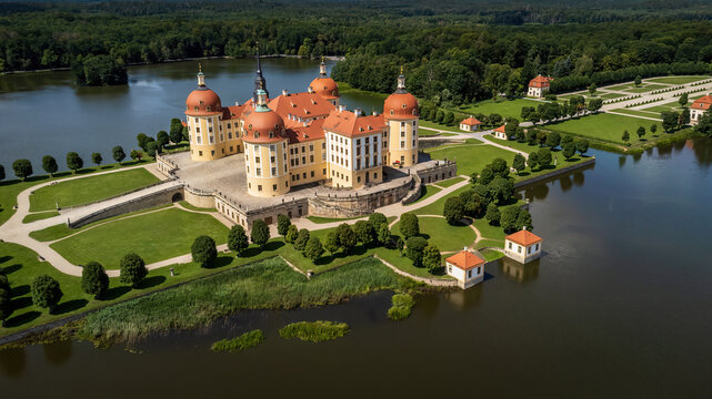 Schloss Moritzburg bei Dresden. Aschenputtel