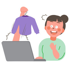 Customers using online shopping services