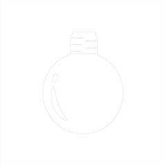 white light bulb icon