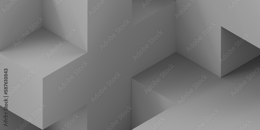 Poster texture and background from many volumetric cubes at different levels