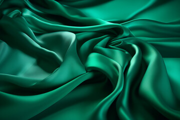 Obraz premium Fondo de textura de tela de seda arrugada. AI generative