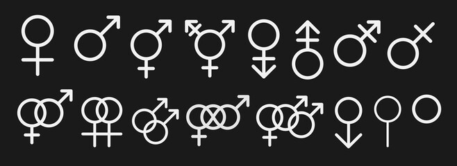 Gender Symbols / Ai Illustrator