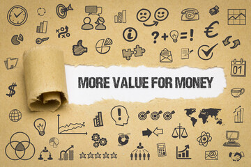 More Value for Money	 - obrazy, fototapety, plakaty
