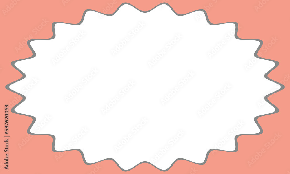 Poster background frame design suitable for editing materials