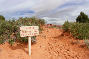 Primitive Trail at Arches National Park, Utah, USA