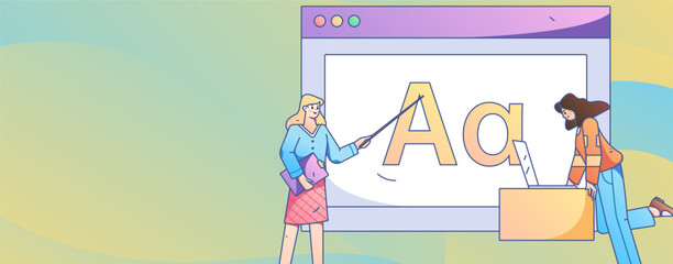 Business People Flat Vector Concept Operation Hand Drawn Illustration
