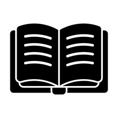 openbook glyph style icon