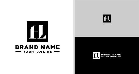 HL LOGO MONOGRAM CLASSY ATTORNEY AND LAW EDITABLE