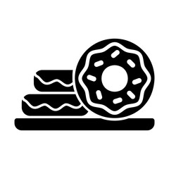donuts glyph style icon