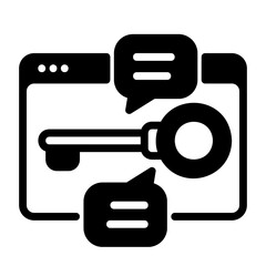 keyword glyph style icon