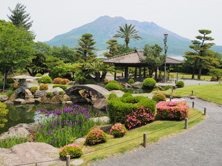 鹿児島仙巌園の庭園
