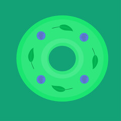 green donut