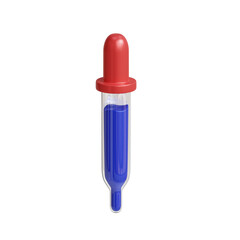 3d rendered eyedropper tool perfect for design project