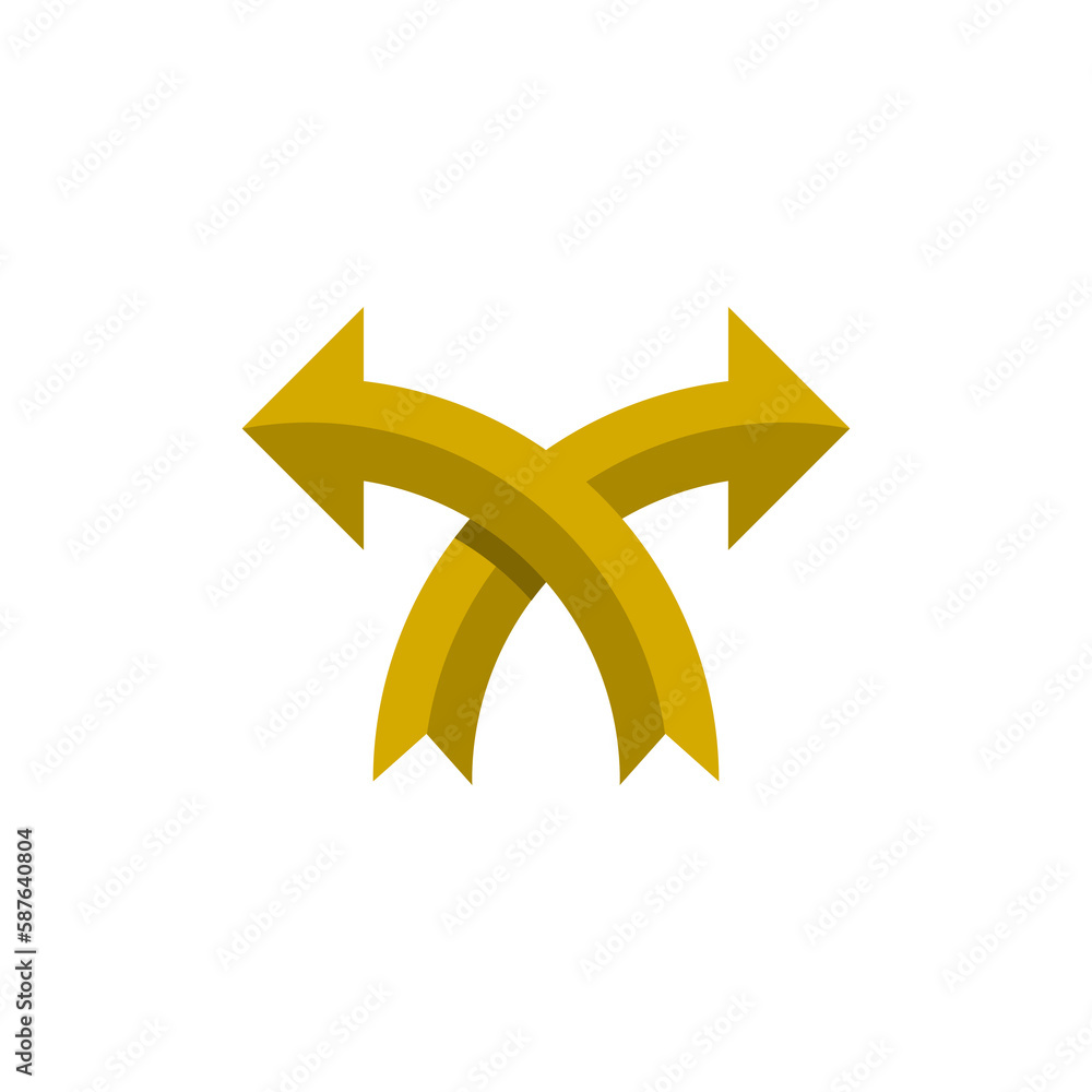 Poster arrow symbol icon isolated on transparent background