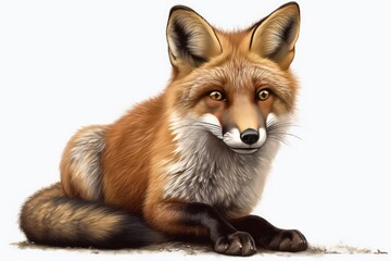 Fototapeta premium red fox vulpes 4 years old