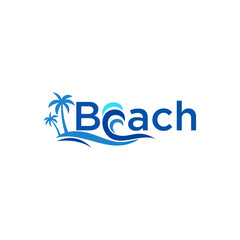 beach palm logo designs icon,vector,illustration,silhouette,line art
