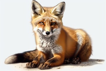 Obraz premium red fox vulpes