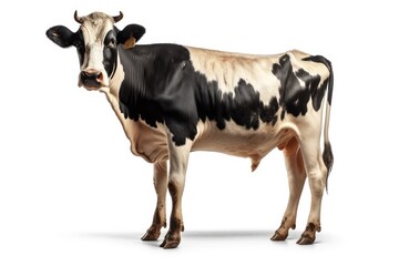 cow isolated on white
