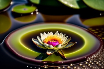 lotus flower in the pond