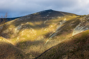  winter in a norther and mountainous landscape