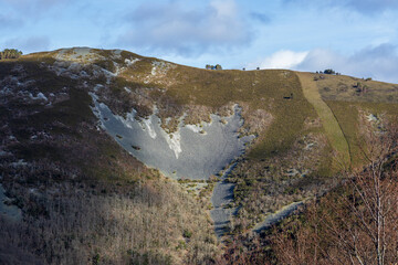  winter in a norther and mountainous landscape
