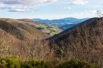  winter in a norther and mountainous landscape
