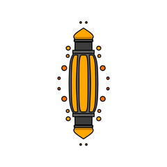 Islamic lantern icon, illustration of a lantern with an elegant concept, suitable for Ramadan and Eid designs
