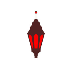 Islamic lantern icon, illustration of a lantern with an elegant concept, suitable for Ramadan and Eid designs
