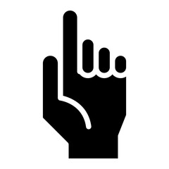 Obraz premium hand glyph 
