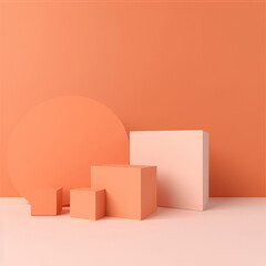 Fototapeta premium 3D minimal background for product