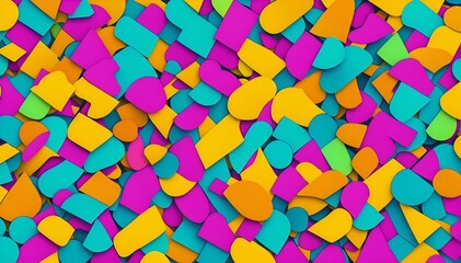 colourful abstract shapes as a background, 2000s vibes | Generative Ai