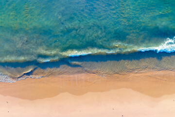 waves on the beach