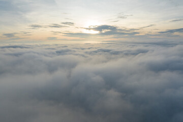 clouds over the sky