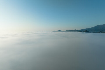 fog over the sea