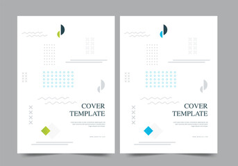 Brochure or template, annual report cover design background