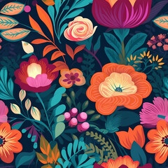 Beautiful Seamless Floral Pattern