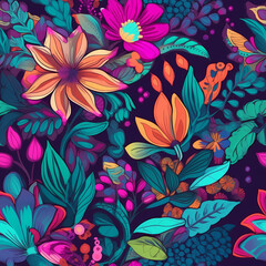 Beautiful Seamless Floral Pattern