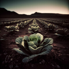 A lot of freshly picked lettuce leaves
