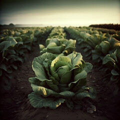A lot of freshly picked lettuce leaves