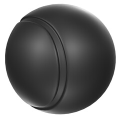 black ball isolated