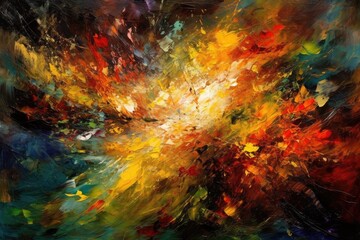 Obraz na płótnie Canvas Manifesting Mindscapes: When Emotions and Colors Collide 8